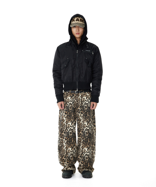 AAKAM（アーカム）の「Leopard Pattern Cotton Pants (Brown)（その他パンツ・レディース・その他・1）」の11枚目の写真