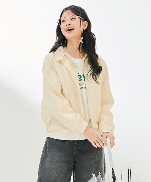 CHASECULT（チェイスカルト）の「女性カラーシャーリングジャンパー-DBRG4174C05（ナイロンジャケット・レディース・オートミール・85/90）」の4枚目の写真