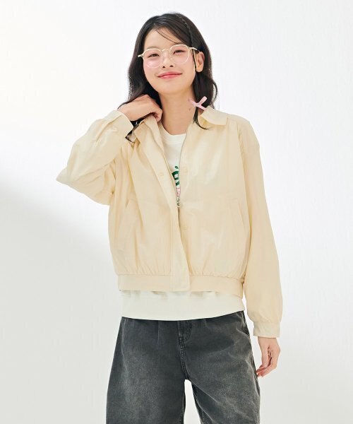 CHASECULT（チェイスカルト）の「女性カラーシャーリングジャンパー-DBRG4174C05（ナイロンジャケット・レディース・オートミール・85/90）」の6枚目の写真