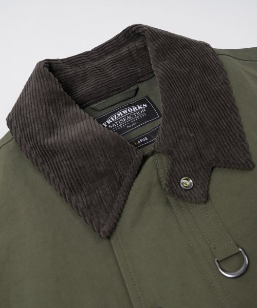 FRIZMWORKS(フリズムワークス)の「HERITAGE HUNTING JACKET 002 _ OLIVE(ミリタリージャケット・メンズ・その他・X-LARGE/SMALL/MEDIUM/LARGE)」の16枚目の写真