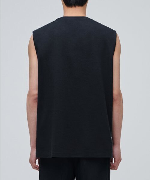 MUSINSA STANDARD（ムシンサスタンダード）の「リラックスドスリーブレストップ [ブラック]（Tシャツ/カットソー・メンズ・その他・SMALL/MEDIUM/LARGE/X-LARGE/XX-LARGE/XXX-LARGE）」の3枚目の写真