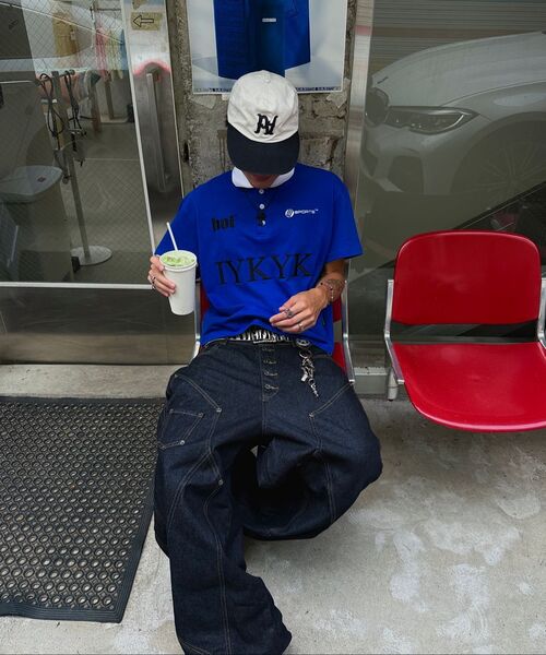 PARTIMENTO（パルティメント）の「VTG ウォッシュド PA ボールキャップ アイボリー ブラック（キャップ・メンズ・その他・ONE）」の2枚目の写真