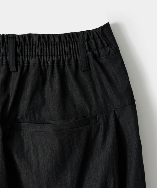 TRIP LE SENS(トリップ ル センス)の「SSエアフローサイドツーピンタックパンツ_ブラック(その他パンツ・メンズ・その他・SMALL/MEDIUM/LARGE)」の4枚目の写真