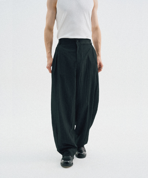 TRIP LE SENS(トリップ ル センス)の「SSエアフローサイドツーピンタックパンツ_ブラック(その他パンツ・メンズ・その他・SMALL/MEDIUM/LARGE)」の5枚目の写真