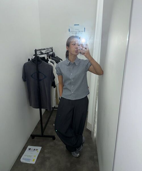 TRIP LE SENS(トリップ ル センス)の「SSエアフローサイドツーピンタックパンツ_ブラック(その他パンツ・メンズ・その他・SMALL/MEDIUM/LARGE)」の15枚目の写真