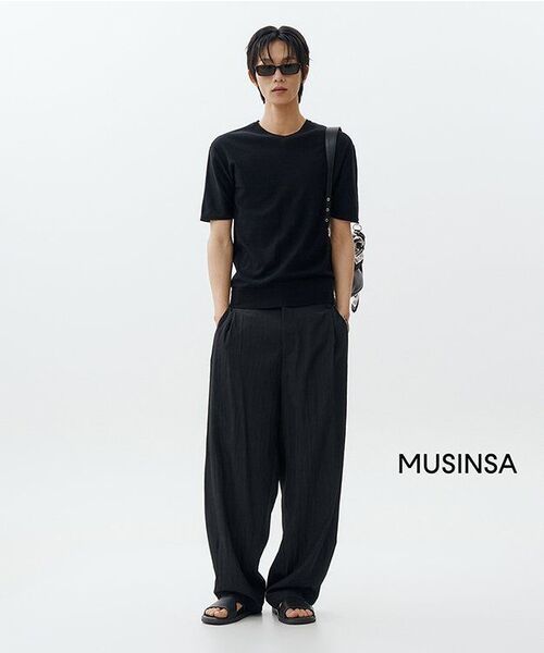 TRIP LE SENS(トリップ ル センス)の「SSエアフローサイドツーピンタックパンツ_ブラック(その他パンツ・メンズ・その他・SMALL/MEDIUM/LARGE)」の16枚目の写真