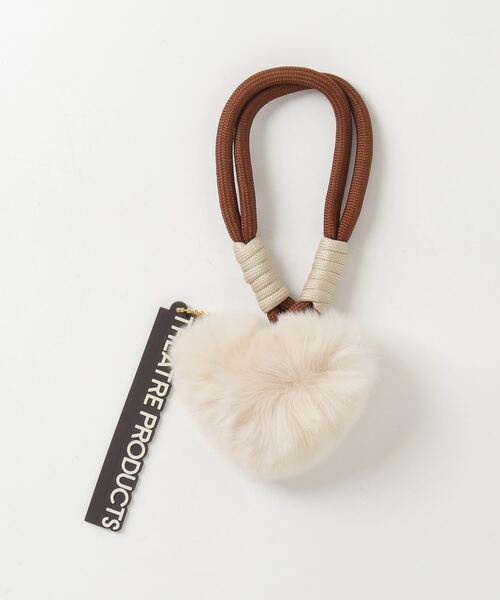 THEATRE PRODUCTS（シアタープロダクツ）の「フェイクファーハートチャーム（キーホルダー・レディース・グリーン/ピンク/ベージュ/ブラック・FREE）」の17枚目の写真