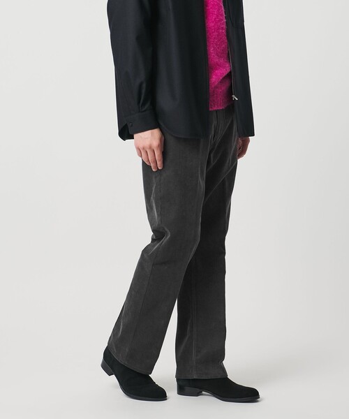 UNITED ARROWS（ユナイテッドアローズ）の「ハイマウント コーデュロイ ロデオストレートパンツ（その他パンツ・メンズ・オリーブ/ホワイト/ダークグレー・L/M/S/XL）」の2枚目の写真