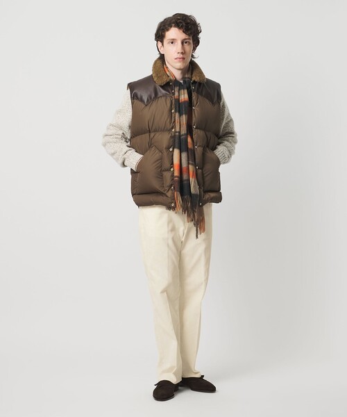 UNITED ARROWS（ユナイテッドアローズ）の「ハイマウント コーデュロイ ロデオストレートパンツ（その他パンツ・メンズ・オリーブ/ホワイト/ダークグレー・L/M/S/XL）」の6枚目の写真