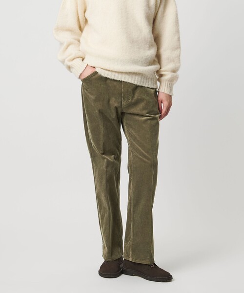 UNITED ARROWS（ユナイテッドアローズ）の「ハイマウント コーデュロイ ロデオストレートパンツ（その他パンツ・メンズ・オリーブ/ホワイト/ダークグレー・L/M/S/XL）」の7枚目の写真