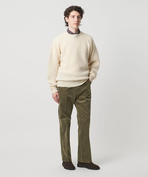 UNITED ARROWS（ユナイテッドアローズ）の「ハイマウント コーデュロイ ロデオストレートパンツ（その他パンツ・メンズ・オリーブ/ホワイト/ダークグレー・L/M/S/XL）」の8枚目の写真