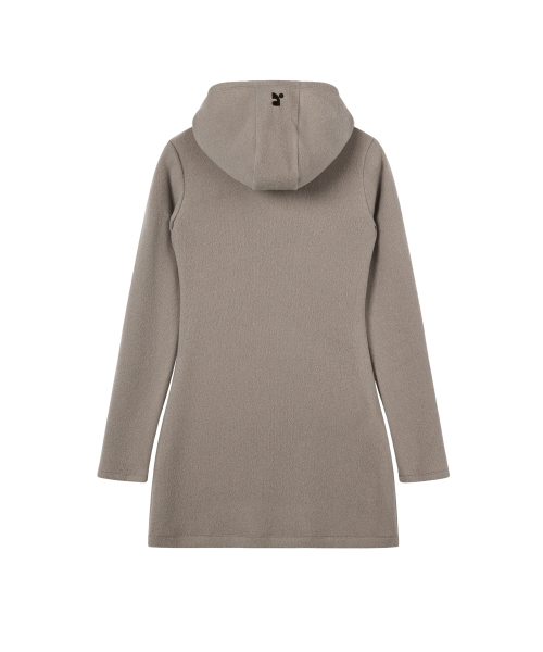 Rest&Recreation(レストアンドレクリエーション)の「HAIRY HOOD KNIT DRESS - BEIGE(ワンピース・レディース・その他・ONE)」の2枚目の写真