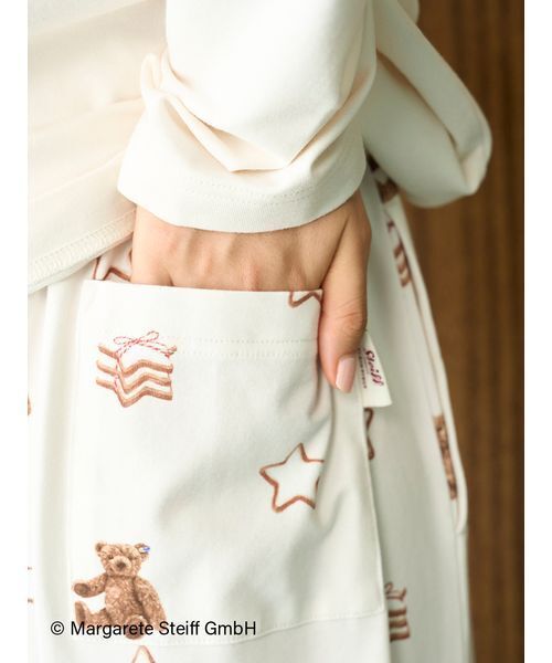 セール】【Steiff】総柄ロングパンツ（ルームウェア/パジャマ