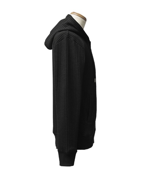 SOMEDIFF(サムディフ)の「【SOEMDIFF】ワッフルフルジップパーカー メンズ スウェット ホワイト ネイビー ブラック 春服 冬服(パーカー・メンズ・ホワイト×ネイビー/ホワイト/ブラック・M/L/XL)」の20枚目の写真