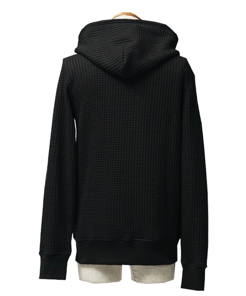 SOMEDIFF(サムディフ)の「【SOEMDIFF】ワッフルフルジップパーカー メンズ スウェット ホワイト ネイビー ブラック 春服 冬服(パーカー・メンズ・ホワイト×ネイビー/ホワイト/ブラック・M/L/XL)」の21枚目の写真