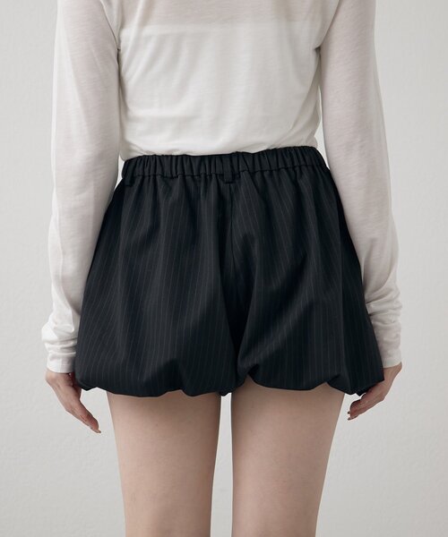 mline（エムライン）の「[mline]ストライプ バルーンスカパン（その他パンツ・レディース・ブラック/チャコールグレー・1/2）」の11枚目の写真