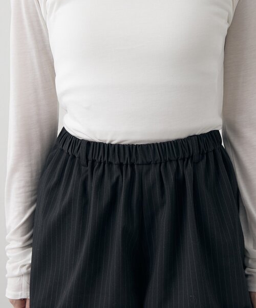 mline（エムライン）の「[mline]ストライプ バルーンスカパン（その他パンツ・レディース・ブラック/チャコールグレー・1/2）」の14枚目の写真