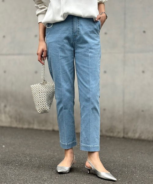 ストレッチデニムテーパードパンツ Emma Taylor│STYLEDOOR スタイルドア