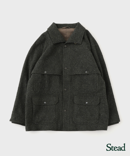 J．S．ホームステッド（J．S．stead）/Stead / ツイード マッキノウ ジャケット セール】Stead / ツイード マッキノウ ジャケット（その他アウター