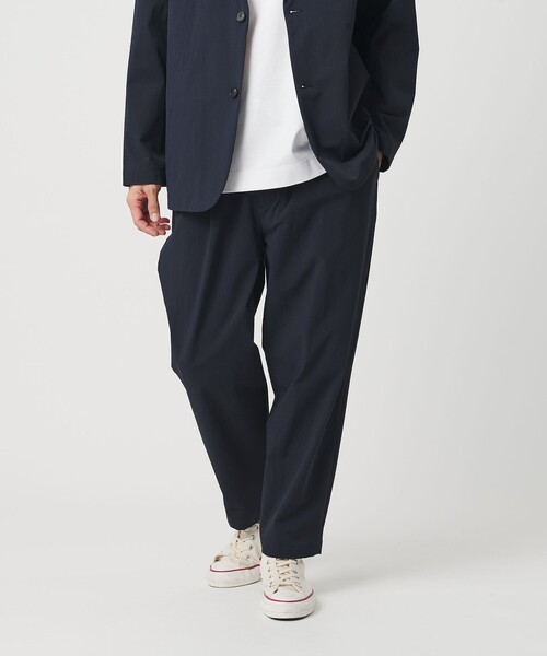 BEAUTY&YOUTH UNITED ARROWS（ビューティーアンドユースユナイテッドアローズ）の「【WEB限定】 360°MASTER バルーン イージーパンツ NO.9 セットアップ対応 ストレッチ ウォッシャブル（その他パンツ・メンズ・ネイビー・S/M/L/XL）」の4枚目の写真