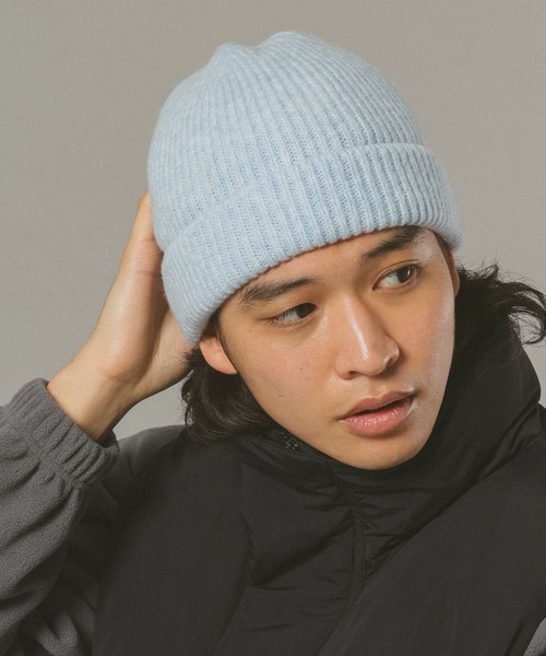 RAGEBLUE（レイジブルー）の「ロールニットキャップ/ビーニー（ニットキャップ/ビーニー・メンズ・ブルー/その他5/ブラック/ライトブルー・FREE）」の16枚目の写真