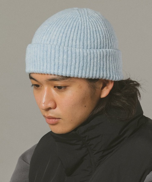 RAGEBLUE（レイジブルー）の「ロールニットキャップ/ビーニー（ニットキャップ/ビーニー・メンズ・ブルー/その他5/ブラック/ライトブルー・FREE）」の17枚目の写真