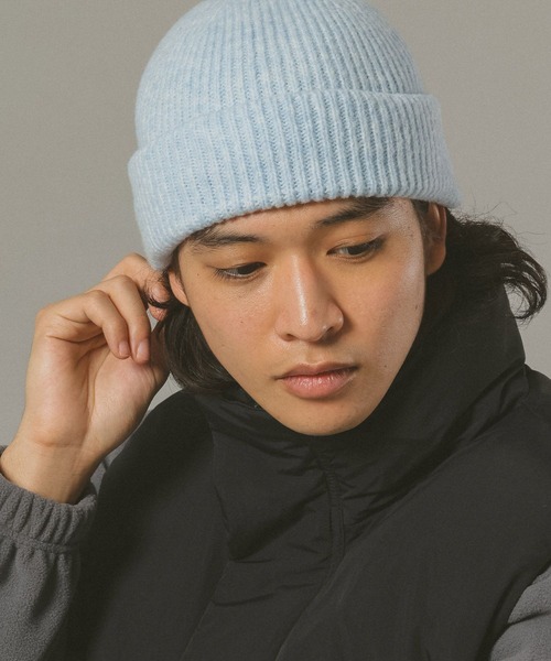 RAGEBLUE（レイジブルー）の「ロールニットキャップ/ビーニー（ニットキャップ/ビーニー・メンズ・ブルー/その他5/ブラック/ライトブルー・FREE）」の18枚目の写真