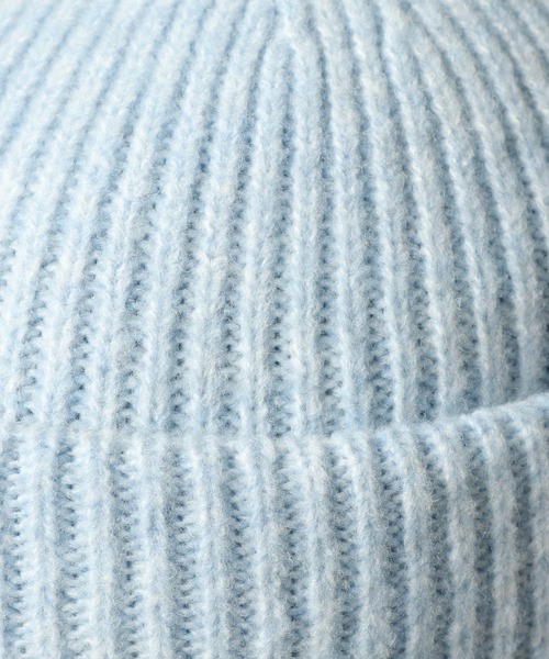 RAGEBLUE（レイジブルー）の「ロールニットキャップ/ビーニー（ニットキャップ/ビーニー・メンズ・ブルー/その他5/ブラック/ライトブルー・FREE）」の8枚目の写真