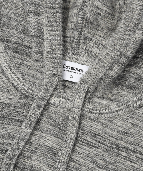 COVERNAT（カバーナット）の「Cロゴニットフードパーカー メランジグレー（パーカー・レディース・その他・LARGE/X-LARGE/SMALL/MEDIUM）」の5枚目の写真