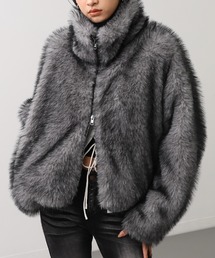 ANAP | ダブルジップ ミックスファー ブルゾン(ブルゾン)