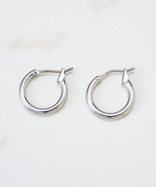 PAPILLONNER（パピヨネ）の「フープピアス/2点セット（ピアス（両耳用）・レディース・シルバー/ゴールド・FREE）」の3枚目の写真