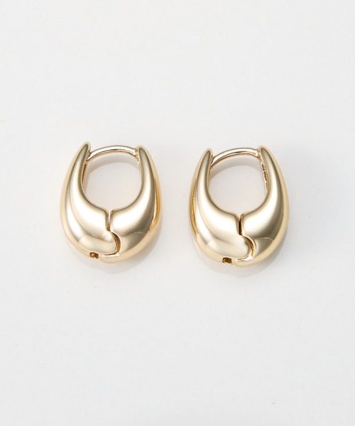 PAPILLONNER（パピヨネ）の「フープピアス/2点セット（ピアス（両耳用）・レディース・シルバー/ゴールド・FREE）」の9枚目の写真