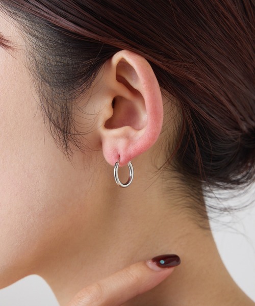 PAPILLONNER（パピヨネ）の「フープピアス/2点セット（ピアス（両耳用）・レディース・シルバー/ゴールド・FREE）」の11枚目の写真