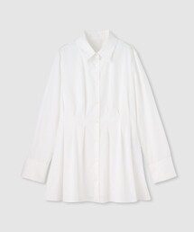 【LOULOU WILLOUGHBY】タックシェイプシャツ