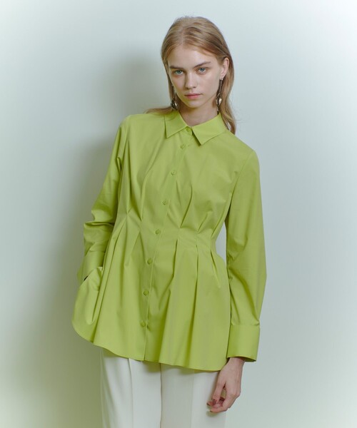 【LOULOU WILLOUGHBY】タックシェイプシャツ LOULOU WILLOUGHBY】タックシェイプシャツ（シャツ/ブラウス）｜LOULOU