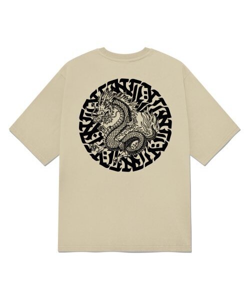 KAN6312(カン6312)の「KGTC0203 ヨンムン 20番手 半袖Tシャツ ベージュ(Tシャツ/カットソー・メンズ・その他・LARGE/MEDIUM/SMALL/X-LARGE)」の1枚目の写真