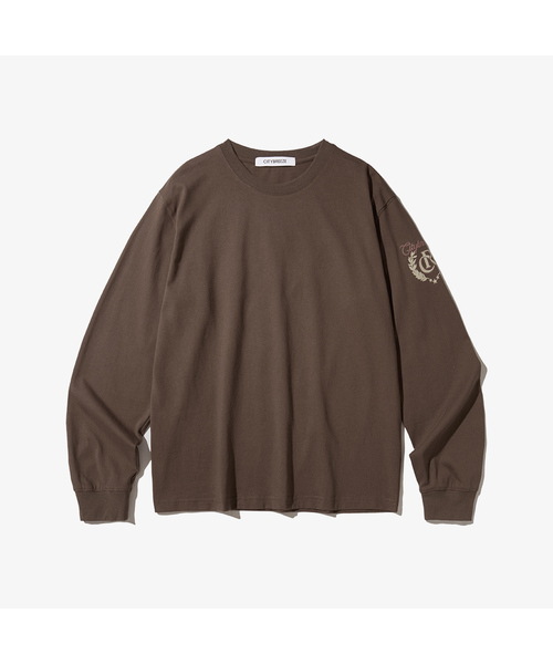 CITYBREEZE(シティブリーズ)の「ローレル長袖Tシャツ_3カラー(Tシャツ/カットソー・レディース・パープル/ブラウン/チャコール・SMALL/MEDIUM)」の3枚目の写真