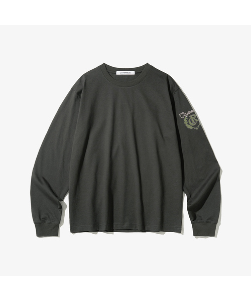CITYBREEZE(シティブリーズ)の「ローレル長袖Tシャツ_3カラー(Tシャツ/カットソー・レディース・パープル/ブラウン/チャコール・SMALL/MEDIUM)」の2枚目の写真