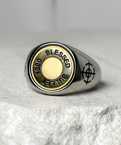 BLESSED BULLET(ブレスドブレッド)の「シグネチャービュレットバッグリング_リニューアル_オリジナル_シルバー&ゴールド(リング・レディース・その他・14/15 /20/18/17/19/21/23/24/25/22/16/#16/#17/#18/#19/#20/#21/#22/#23/18号/19号/20号/21号/22号/23号/17号/16号)」の4枚目の写真