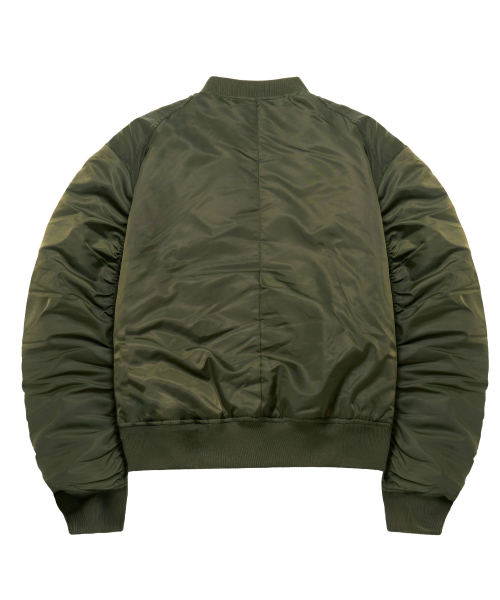 IDWS(アイドンワナセル)の「Plane Shirring Ma-1 Khaki(ブルゾン・レディース・その他・1/2)」の21枚目の写真