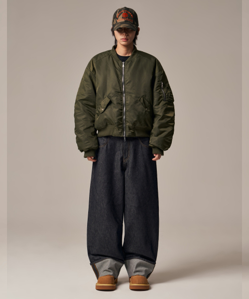 IDWS(アイドンワナセル)の「Plane Shirring Ma-1 Khaki(ブルゾン・レディース・その他・1/2)」の16枚目の写真