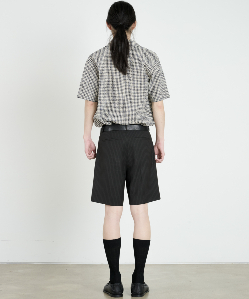 DUSTYWHITE(ダスティーホワイト)の「ブラックピンストライプショートパンツ(その他パンツ・メンズ・その他・SMALL/MEDIUM/LARGE)」の6枚目の写真