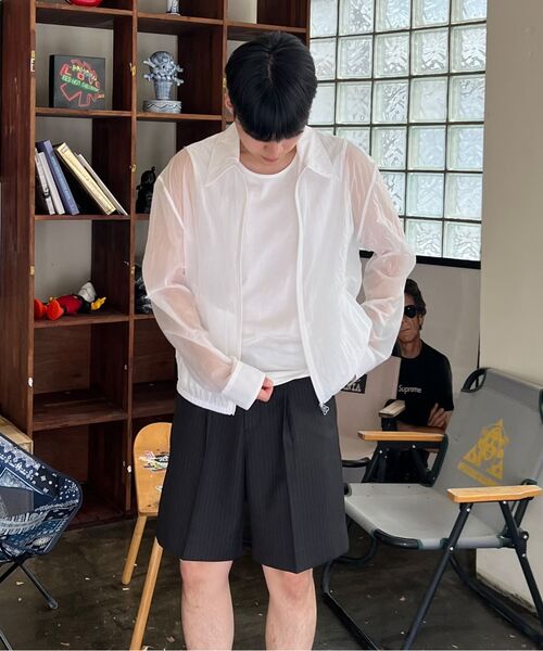 DUSTYWHITE(ダスティーホワイト)の「ブラックピンストライプショートパンツ(その他パンツ・メンズ・その他・SMALL/MEDIUM/LARGE)」の10枚目の写真