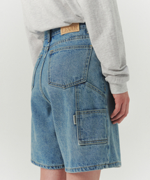 Carpenter Half Denim - Light blue