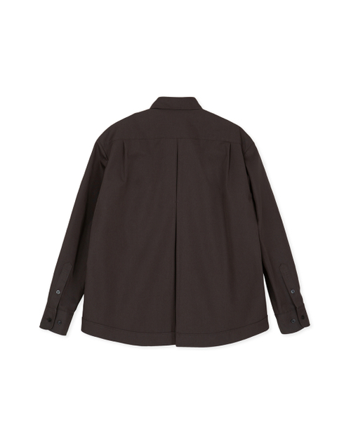 SYNQIA(シンキア)の「インバーテッドプリーツユーティリティシャツグレー(シャツ/ブラウス・メンズ・その他・MEDIUM/LARGE)」の2枚目の写真
