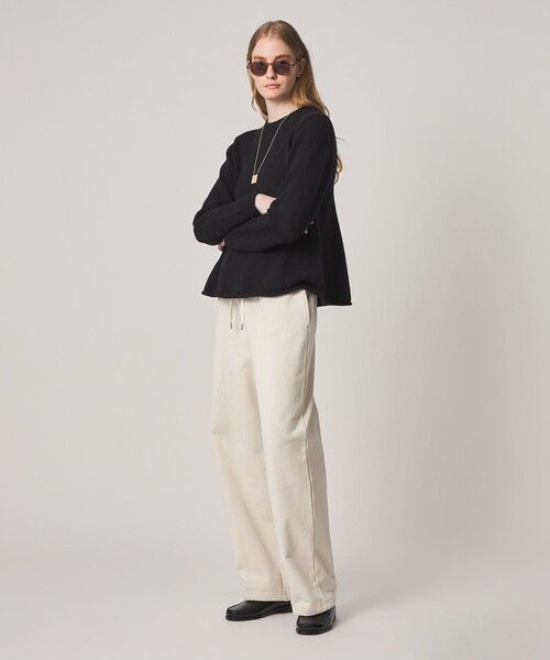 Steven Alan（スティーブンアラン）の「＜Steven Alan＞クリア スウェット タルパンツ（スウェットパンツ・レディース・イエロー/オフホワイト/ブラック・M/S）」の15枚目の写真