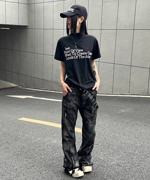 Ressaca(レサーカ)の「ジップデザインフレアデニムパンツ(デニムパンツ・メンズ・ブラック・XL/M/L)」の10枚目の写真