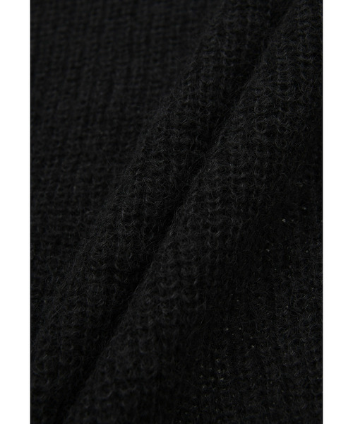 1er Arrondissement（プルミエアロンディスモン）の「ウールモヘア畦ニットプルオーバー（ニット/セーター・レディース・シルバー系その他/ブラック系その他3・FREE）」の11枚目の写真