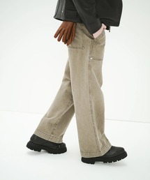 SimplyComplicated（シンプリーコンプリケイテッド）の「OLIVE DENIM BAKER PANTS（デニムパンツ）」