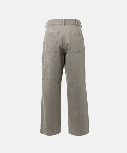 SimplyComplicated(シンプリーコンプリケイテッド)の「OLIVE DENIM BAKER PANTS(デニムパンツ・メンズ・オリーブ・1/2/3)」の5枚目の写真